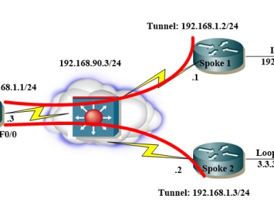 Configuring Dynamic Multipoint VPN (DMVPN) using GRE over IPSec between Multiple Routers