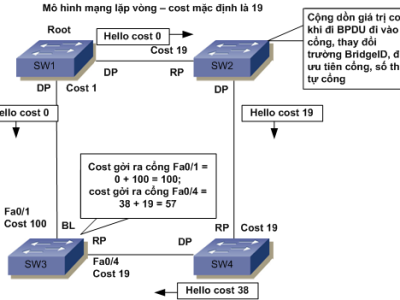 GIAO THỨC SPANNING TREE TRUYỀN THỒNG (TRADITIONAL SPANNING TREE - 802.1D) P2