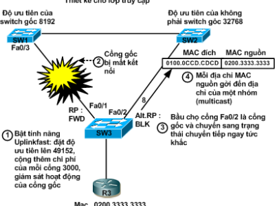 GIAO THỨC SPANNING TREE TRUYỀN THỒNG (TRADITIONAL SPANNING TREE - 802.1D) P4
