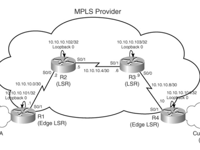 LAB : Cấu hình MPLS frame-mode cơ bản