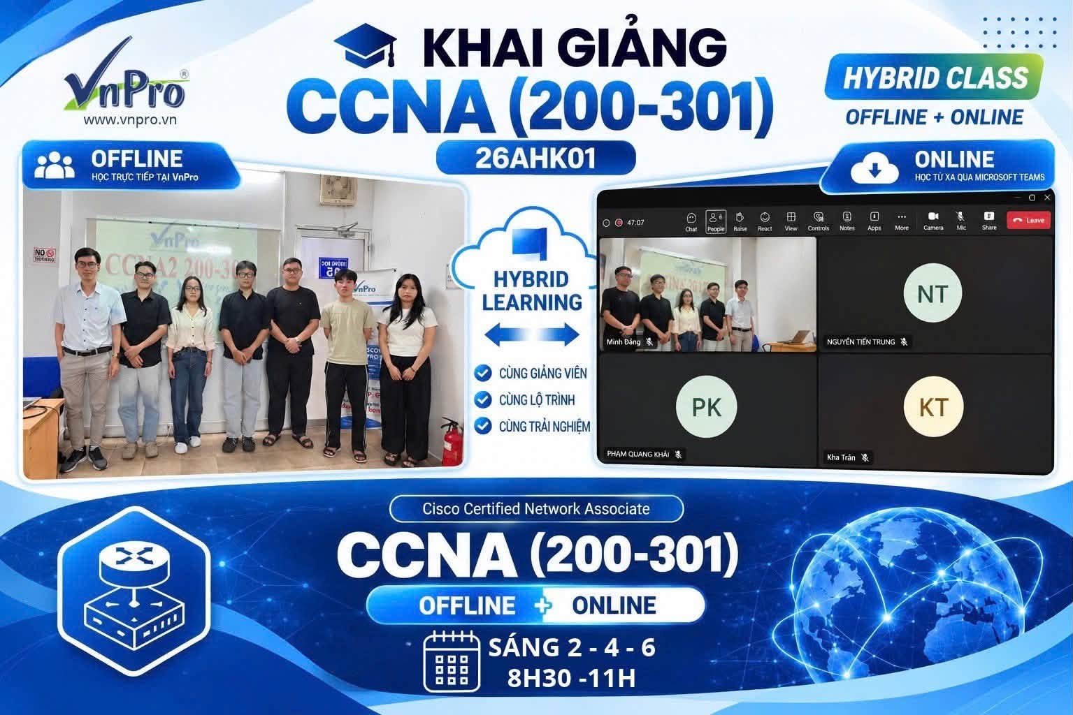 Khai Giảng Khóa Học CCNA (200-301) Tại VnPro - Xây Dựng Nền Tảng Network Vững Chắc