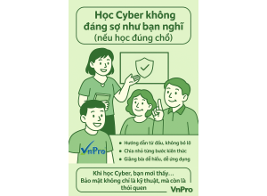  Học Cyber Không Đáng Sợ Như Bạn Nghĩ – Khi Bạn Ở Đúng Nơi!