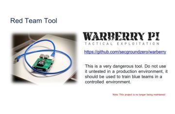 Giới thiệu về Warberry Pi – Công cụ Red Team nội mạng