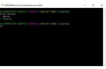 LAB: CÁC THAO TÁC CƠ BẢN TRÊN GIT (PHẦN 4)