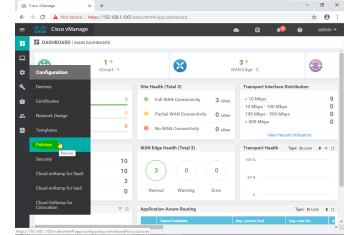 Lab Cấu Hình Cơ Bản SDWAN (Phần 2)