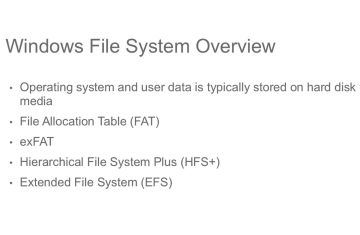 Tổng quan File System trên Windows
