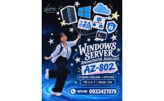 Khóa Học Windows Server Administrator Associate (AZ-802) | VnPro