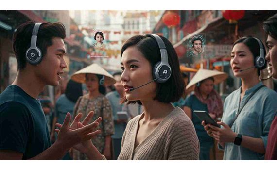 Tai nghe AI đột phá: Dịch nhiều người nói cùng lúc trong thời gian thực