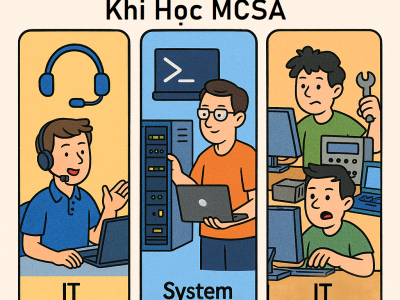 Bạn Phù Hợp Với Vai Trò IT Nào Sau Khi Học MCSA?
