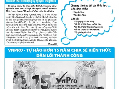 BẢN TIN DANCISCO THÁNG 03-2018