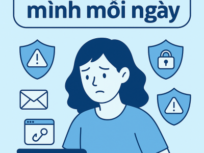 Bảo mật không chỉ là “chống hacker” – mà là bảo vệ chính mình mỗi ngày