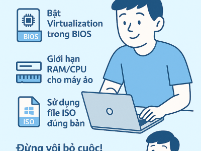 Cài Máy Ảo Hoài Không Chạy? Khám Phá Ngay 3 Nguyên Nhân “Kinh Điển” Khiến Bạn Không Thể Lab!