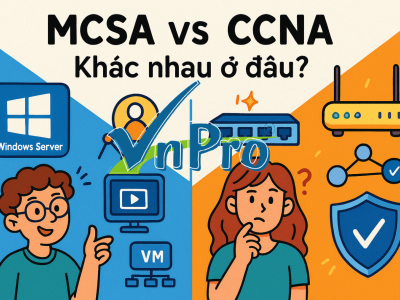 CCNA vs MCSA: Khác Nhau Ở Đâu? Học Gì Trước??