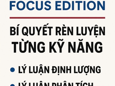 GMAT Focus Edition & Bí quyết rèn luyện từng kỹ năng