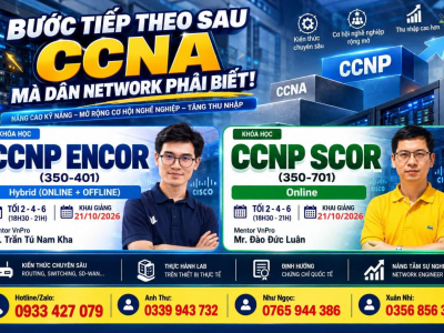 Học CCNP ENCOR hay CCNP SCOR? Lộ Trình Nâng Cấp Sau CCNA