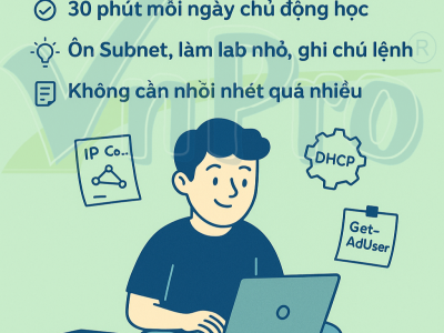  Học MCSA mà cứ chờ “rảnh rồi học”? 