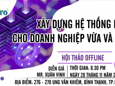 HỘI THẢO CHUYÊN ĐỀ “XÂY DỰNG HỆ THỐNG NAS CHO DOANH NGHIỆP VỪA VÀ NHỎ”