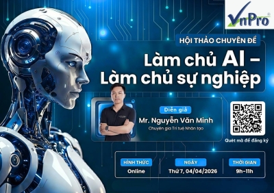  HỘI THẢO ONLINE: LÀM CHỦ AI – LÀM CHỦ SỰ NGHIỆP