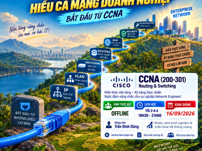 Khóa Học CCNA 200-301 Offline Tại VnPro: Xây Dựng Nền Tảng Network Doanh Nghiệp