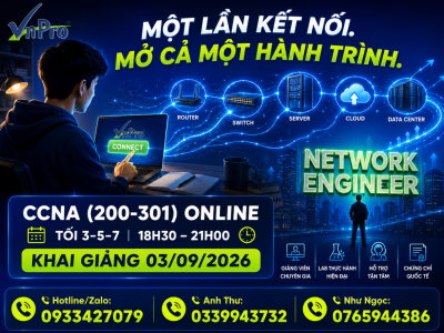 Khóa Học CCNA 200-301 Online Tháng 9/2026 Tại VnPro