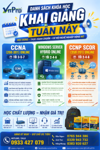 Nâng tầm kỹ năng IT: Lộ trình thực chiến thực tế – Khai giảng tuần này tại VnPro