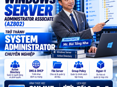 Khóa Học Windows Server Administrator Associate (AZ802) Tại VnPro