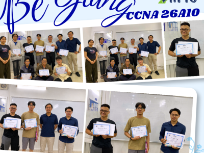 Lễ Bế Giảng Khóa Học CCNA 200-301 Lớp 26A10 Tại VnPro