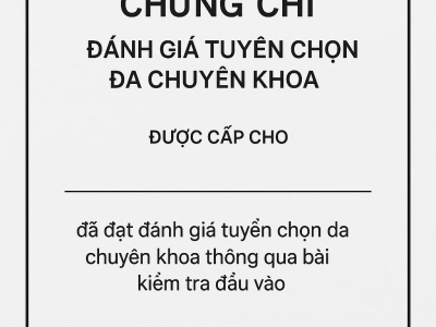 MSRA_TC – Chứng chỉ đánh giá tuyển chọn đa chuyên khoa của National Recruitment (UK)