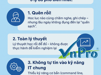 Tại sao học MCSA xong vẫn thấy… thiếu tự tin?