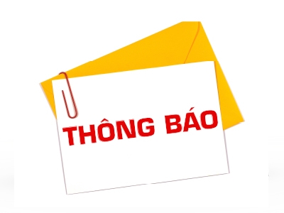 THÔNG BÁO 