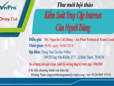 Thư Mời Hội Thảo 