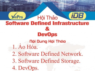 Thư Mời Hội Thảo Software Defined Infractructure & DevOps Ngày 21/07/2018 Tại VnPro