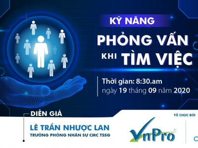 THƯ MỜI THAM GIA BUỔI ĐÀO TẠO ”KỸ NĂNG PHỎNG VẤN KHI TÌM VIỆC”