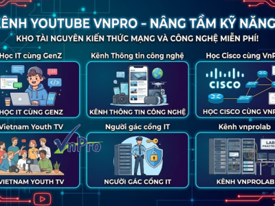 Tổng Hợp 6 Kênh YouTube Tài Nguyên IT Miễn Phí Từ VnPro Dành Cho Cộng Đồng