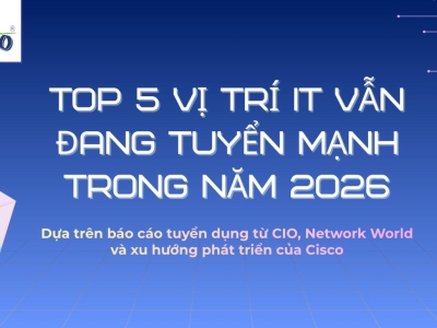 TOP 5 VỊ TRÍ IT VẪN ĐANG TUYỂN MẠNH TRONG NĂM 2026