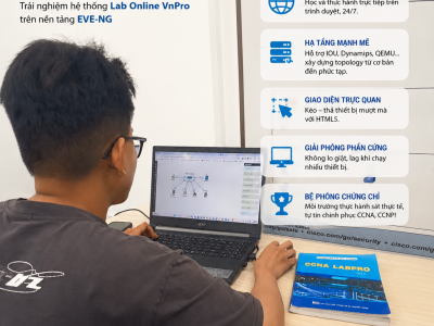 Trải Nghiệm Lab Thực Chiến Cùng Hệ Thống EVE-NG Online Tại VnPro