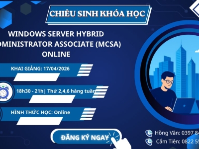 TỪ IT SUPPORT => SYSTEM ADMIN CHỈ SAU 1 KHÓA HỌC