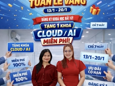 ƯU ĐÃI TUẦN LỄ VÀNG – HỌC IT NHẬN QUÀ CỰC CHẤT