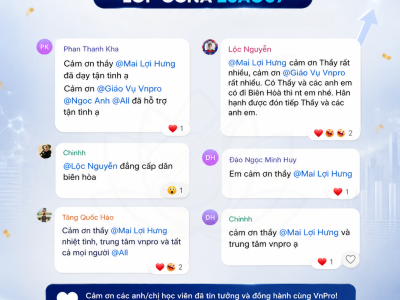 VnPro BẾ GIẢNG KHÓA CCNA 26AO07: KHI THÀNH TÍCH THAY LỜI MUỐN NÓI! 
