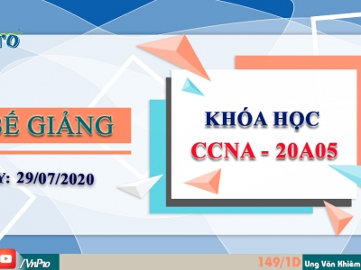 VNPRO - BẾ GIẢNG KHÓA HỌC  CCNA TỐI 2,4,6