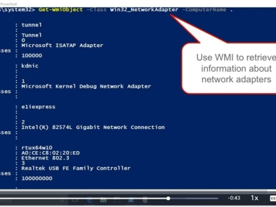 Windows Management Instrumentation (WMI) – 