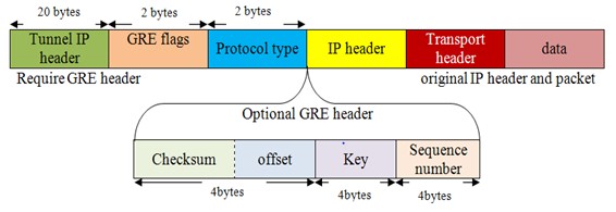 Hình 4.2 Định dạng tùy chọn trong GRE header